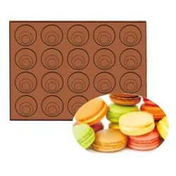 Лист силиконовый P.L. Proff Cuisine для миндального печенья 40*34 см