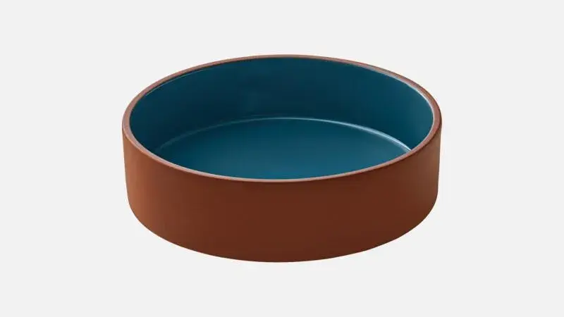 Салатник 1 л, d 18 см, h 5,5 см, цвет голубой, Jardim