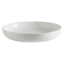 Тарелка d=250 мм. глубокая 1520 мл. h=45 мм. с бортом Белый, форма Потт Bonna /1/6/312/ 