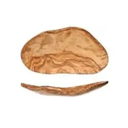 Чаша для фруктов, плоская, из оливкового дерева, 23-28CM X 10-16CM