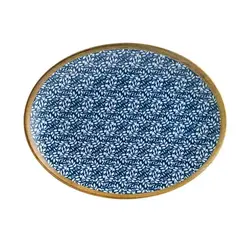 Блюдо овальное 360*280 мм. Калиф Люпин, форма Мув Bonna /1/6/348/