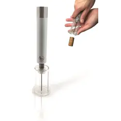 Штопор вакуумный с иглой 19,3 см. профессиональный нерж. VB /1/12/