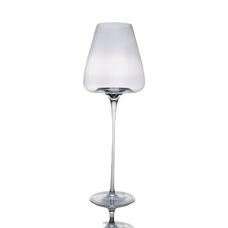 Бокал для вина 380 мл "Zie Optical" d 5,5 см h24 см оптические грани P.L. - BarWare [6]