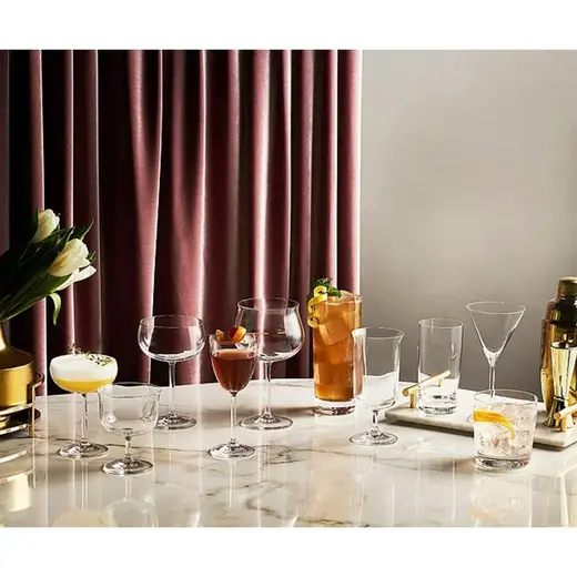 Бокал для коктейля 350 мл хр. стекло "Rims" d 9,3 см h16 см Lucaris [6]