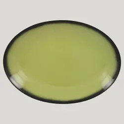 Блюдо овальное RAK Porcelain LEA Light green (зеленый цвет) 32 см