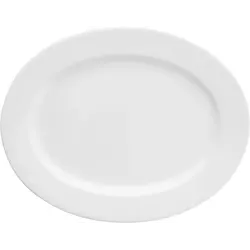 Блюдо овальное с римом 31 см, Gracia, Bone China Classics