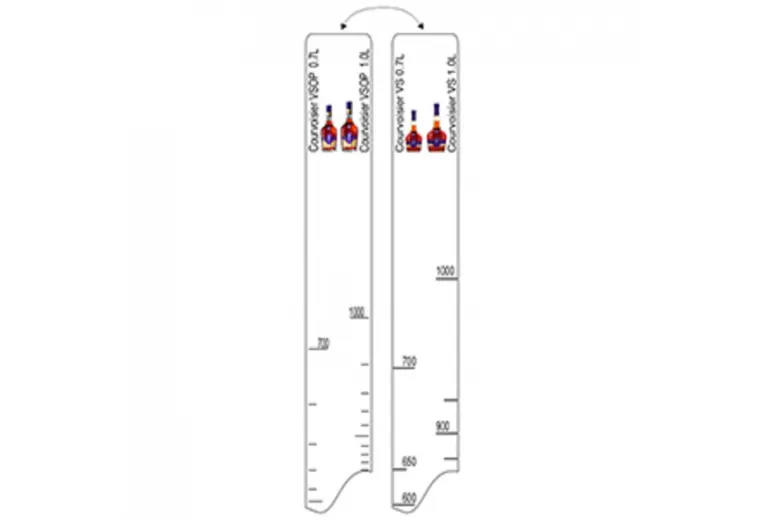 Барная линейка Courvoisier VS/VSOP (700мл/1л), P.L. Proff Cuisine