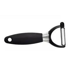 Овощечистка 5/16 см. с плавающим лезвием, черная нерж. с прорезин. ручкой Icel /1/4/