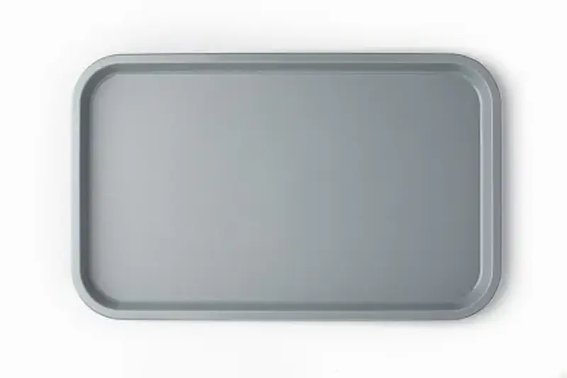 Поднос 52,5*32,5 см. серый поверхность шагрень (107) MGprof /1/10/