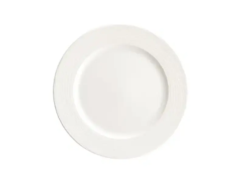 Тарелка d=250 мм. Белый Луп узкая полоска Bonna /1/12/720/ 