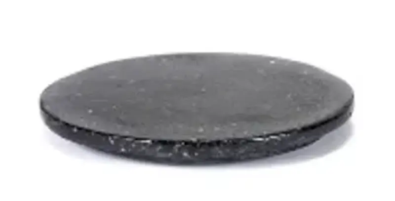 Блюдо для подачи d 18 см, цвет "терраццо черный"