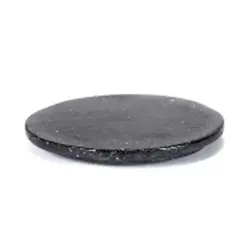 Блюдо для подачи d 18 см, цвет "терраццо черный"