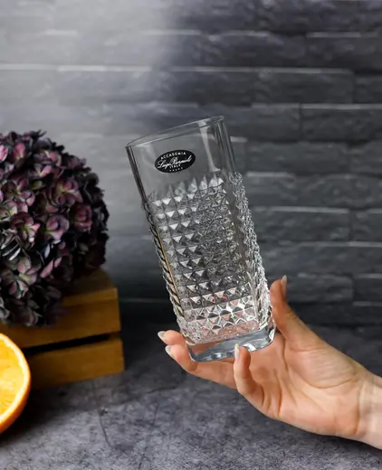 Набор стаканов высоких Mixology Elixir 480 мл , хрустальное стекло, 6 шт.