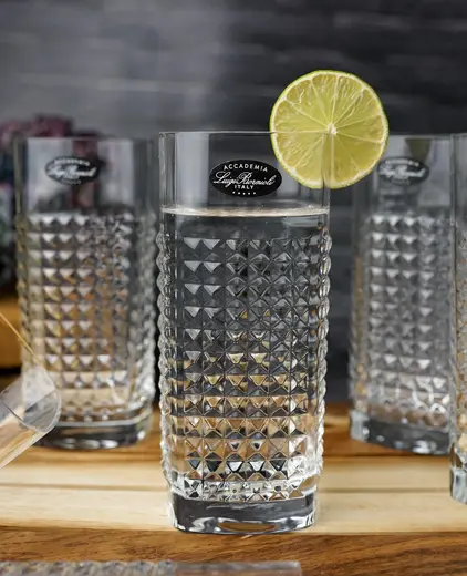 Набор стаканов высоких Mixology Elixir 480 мл , хрустальное стекло, 6 шт.