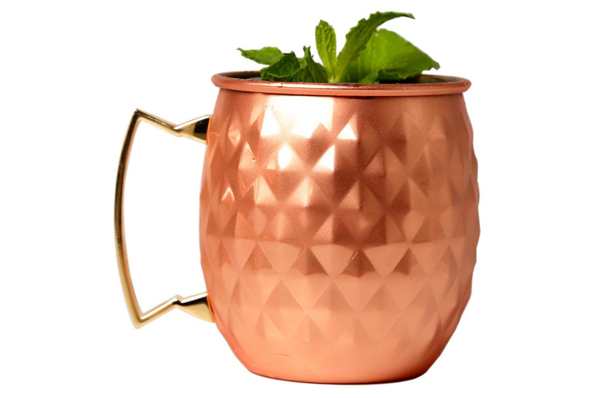 Кружка для коктейля 500 мл "Moscow Mule" нерж. медный цвет P.L.- Barbossa