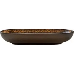 Блюдо овальное глубокое без рима 30x15 см, NIVO METALLIC, World of Colours