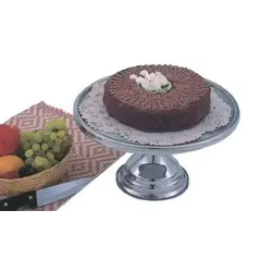Подставка для торта d=32,5 см. h=15,7 см. на ножке нерж. MGsteel /1/24/