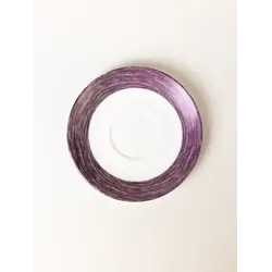 Блюдце, ARC International, Brush, сиреневый край, (чашка 53497), d 140 мм