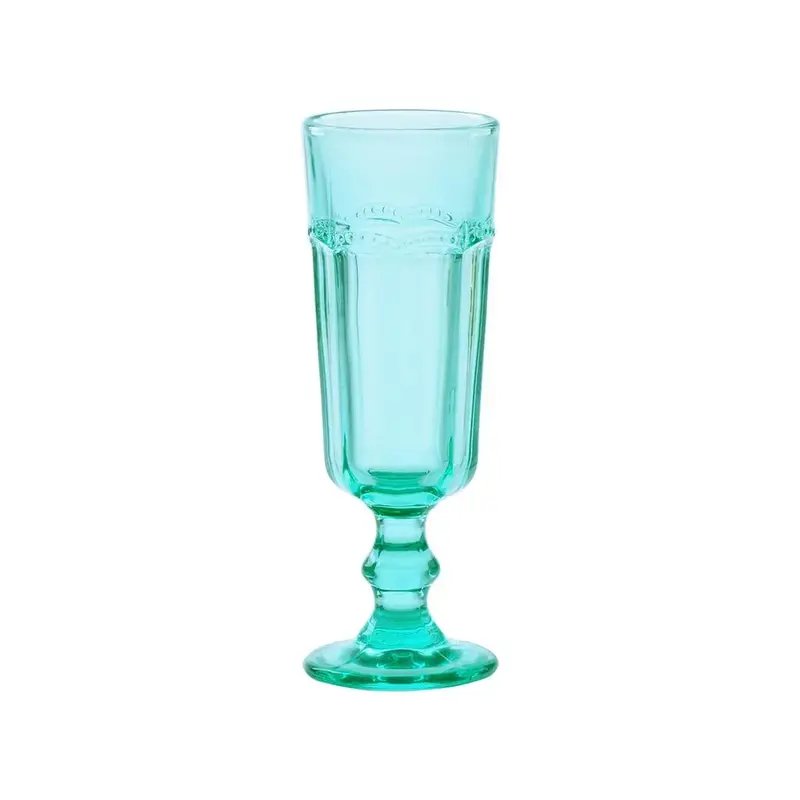 Бокал-флюте для шампанского 175 мл зеленый d 6,3 см h17,3 см Green Glass P.L. - BarWare [6]
