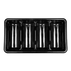 Контейнер для столовых приборов 4 отд., пластик 50*30*9,5 см P.L. Proff Cuisine