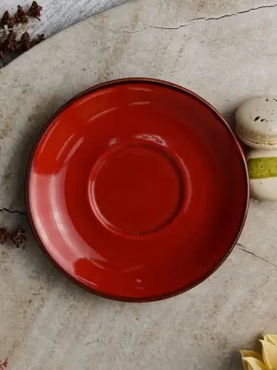 Набор чайных пар Porland Seasons 340 мл (4 предмета), красный