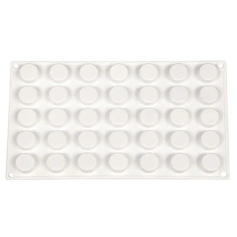 Форма силиконовая "Микро цилиндр" 35 ячеек 25*25*12 мм, P.L. Proff Cuisine