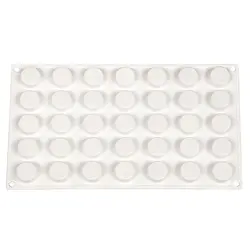 Форма силиконовая "Микро цилиндр" 35 ячеек 25*25*12 мм, P.L. Proff Cuisine