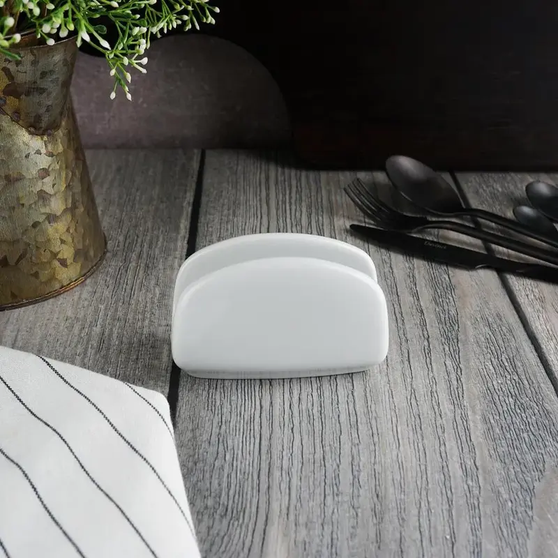 Салфетница 10,5*5,2 см h6,5 см белая фарфор Glory P.L. Proff Cuisine [6]