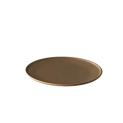 Тарелка мелкая 20,3 см, цвет коричневый, Hygge