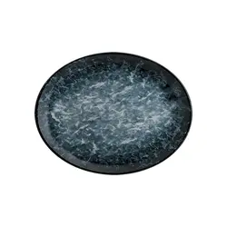 Блюдо овальное 360*280 мм. Сепия, форма Мув Bonna /1/12/