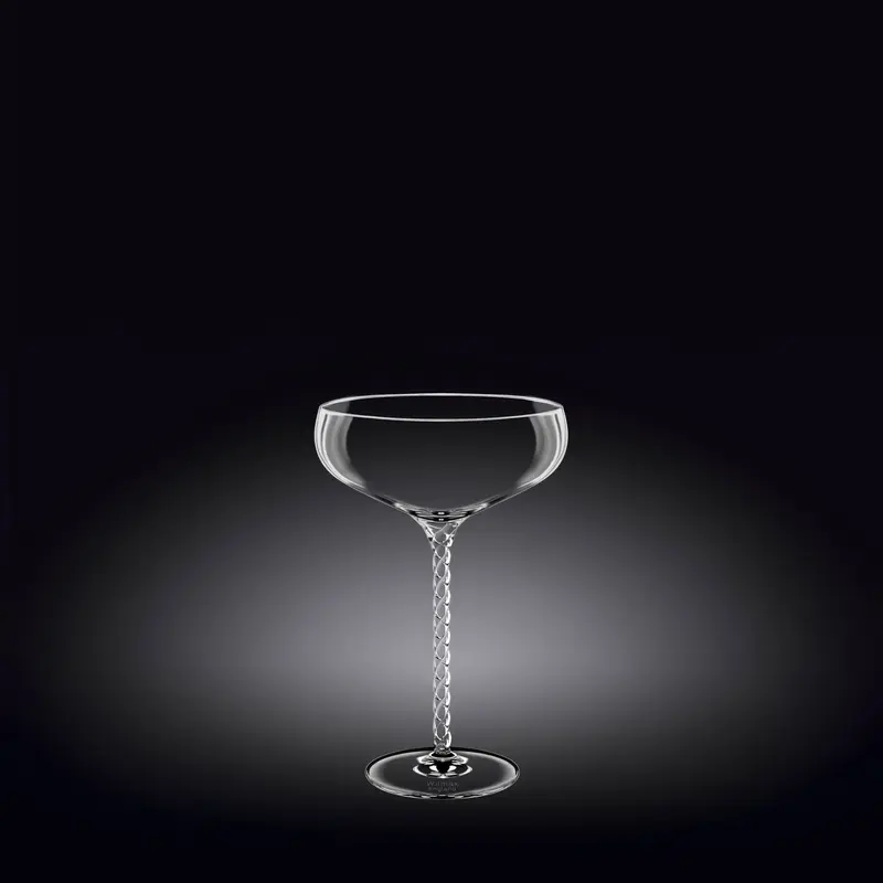 Шампанское-блюдце 300 мл. d=105 мм. h=175 мм. хр.стекло Джулия Wilmax /2/36/