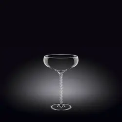 Шампанское-блюдце 300 мл. d=105 мм. h=175 мм. хр.стекло Джулия Wilmax /2/36/