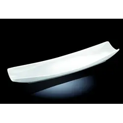 Блюдо прямоуг. 400*130 мм. с закатанным ободком Wilmax /1/3/18/