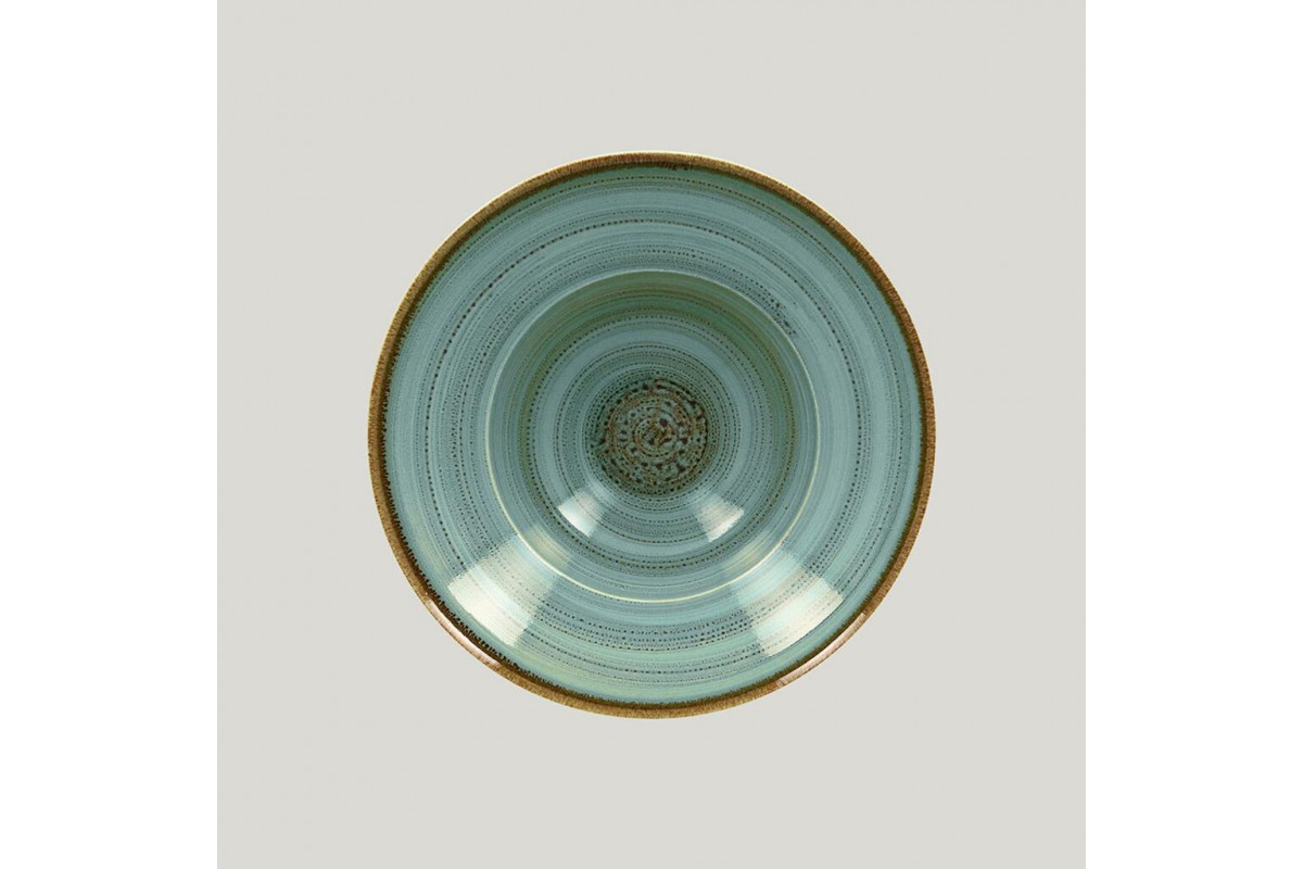 Глубокая тарелка RAK Porcelain Twirl Lagoon 320 мл, 23*8 см