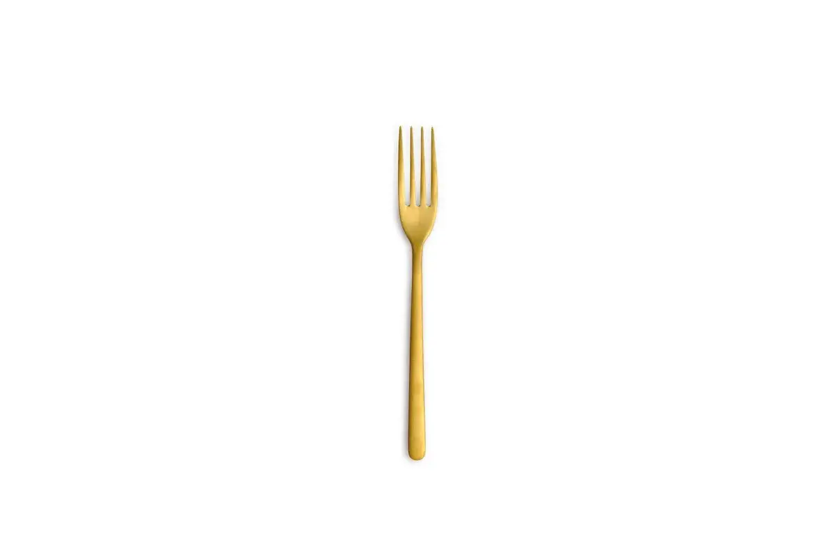 Вилка столовая COMAS серии Canada M 18% Vintage Gold, артикул 1254