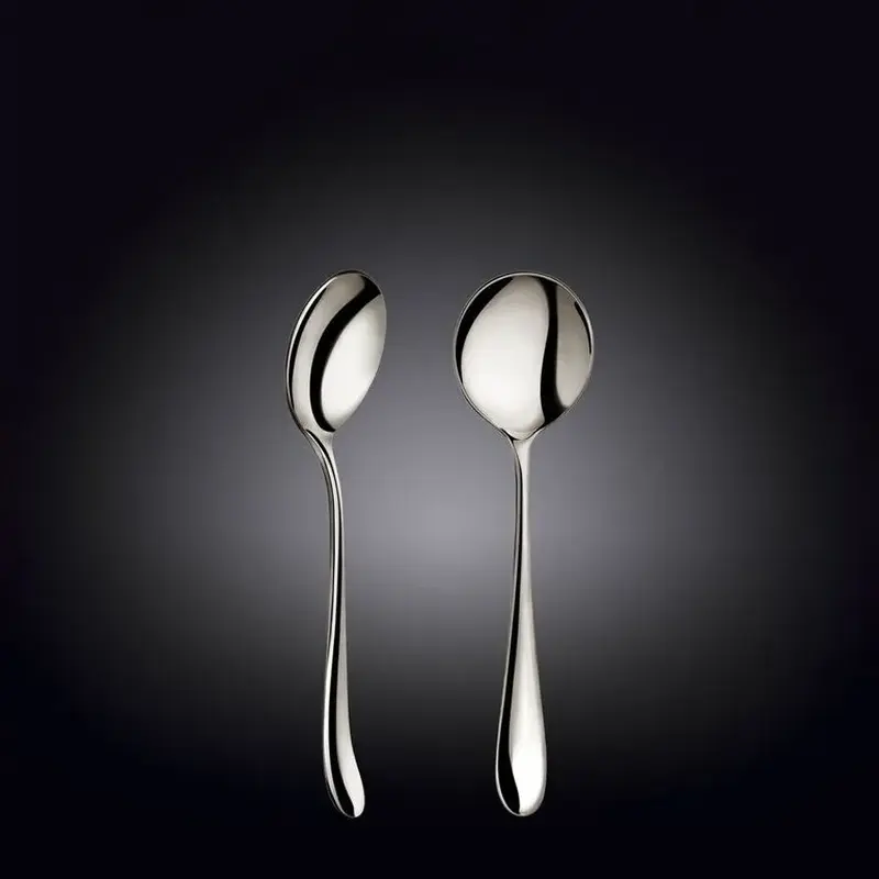 Ложка для бульона Стелла 18/10 3,5 мм 18,4 см. Wilmax /12/144/