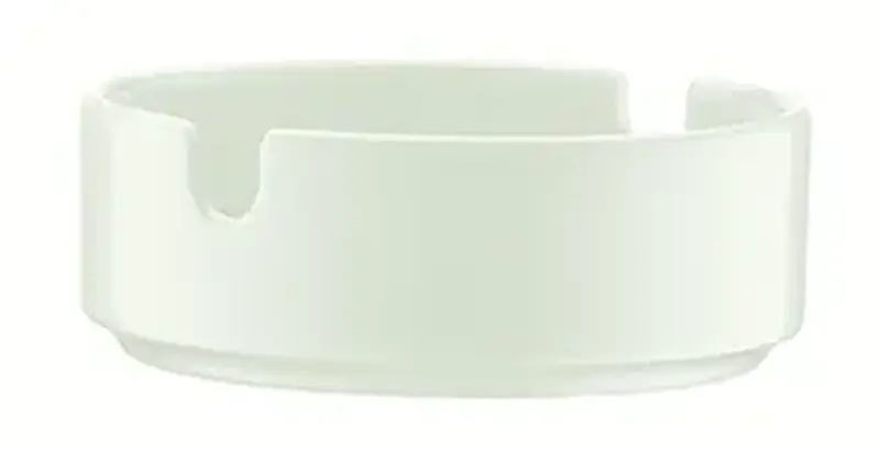 Пепельница d=100 мм. h=40 мм. Белый, форма Банкет Bonna /1/24/1440/ 