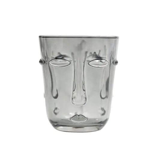 Стакан Олд Фэшн 300 мл "Face" серый d 8,4 см h9,8 см P.L. - BarWare [6]