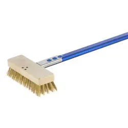 Щетка для печи электрической 129 см. 20*7 см. неповоротная, с медной щетиной h=4 см., ручка нерж. Gimetal/1/