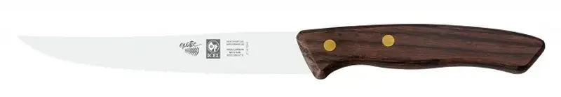 Нож для стейка 130/225 мм. 18/0 1,2 мм. ручка розовое дерево Icel /1/12/