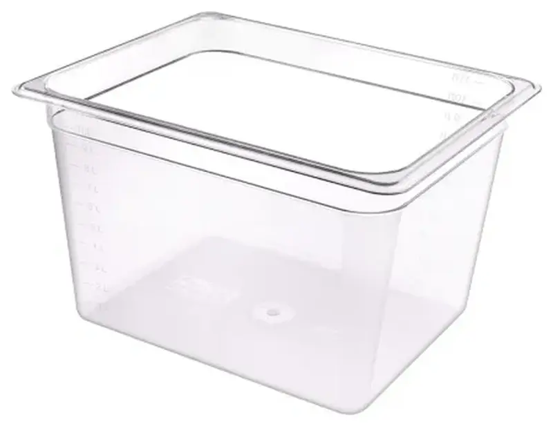 Гастроемкость 1/2 h=200 мм. 11,7 л. поликарб. прозрач. /1/6/