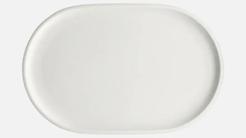 Блюдо овальное 36x23,5 см, h 2,6 см, Shiro