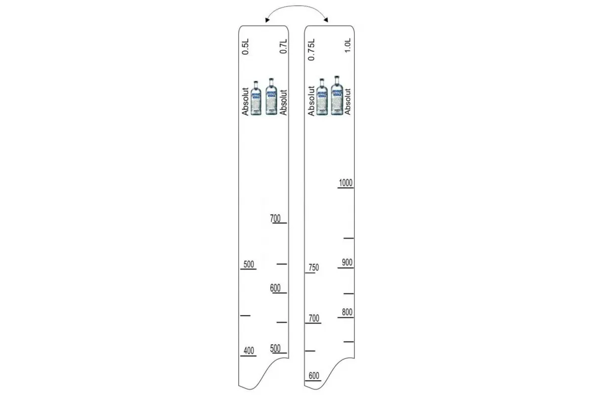 Барная линейка Absolut (500мл/700мл/750мл/1л), P.L. Proff Cuisine