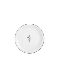 Тарелка мелкая Porland Vaso Piccolo DS17 28 см, кант синий