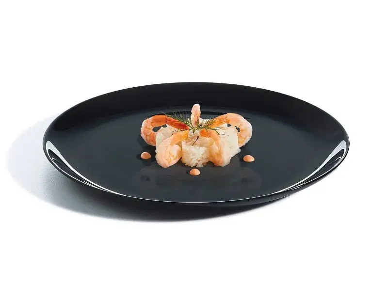 Тарелка, ARC International, Evolution Black, без полей, d 250 мм, h 17 мм