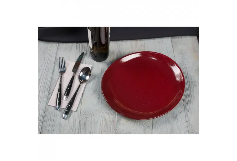 Блюдо овальное 30*26,5*2,8 см Evolution Dark Red P.L. Proff Cuisine [1]