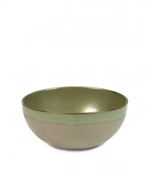 Салатник D15см, H6,5см, цвет CAMOGREEN