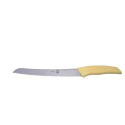 Нож для хлеба 200/320 мм. с волн. кромкой, желтый I-TECH Icel /1/12/
