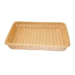 Корзина для хлеба и выкладки 45*31 см h6 см плетеная ротанг бежевая P.L. Proff Cuisine