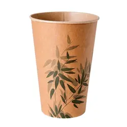 Стакан Feel Green для холодных напитков, 480 мл, 9*13 см, картон, 50 шт, Garcia de Pou (